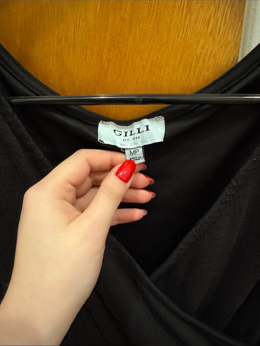 Gilli Black Sleeveless Wrap Romper - Picture 2 of 4